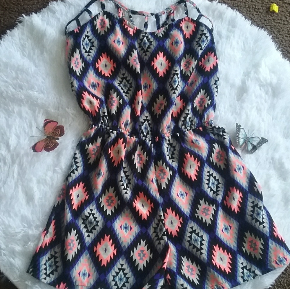 Festival Aztec Print Romper - Picture 1 of 7
